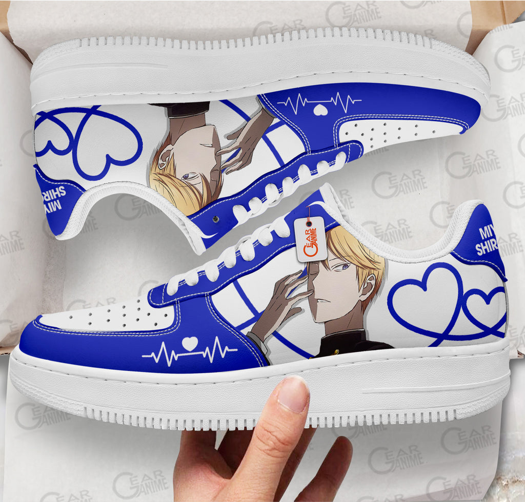 Baskets Anime Miyuki Shirogane en Cuir Chaussures Basses Unisexes Anime Manga