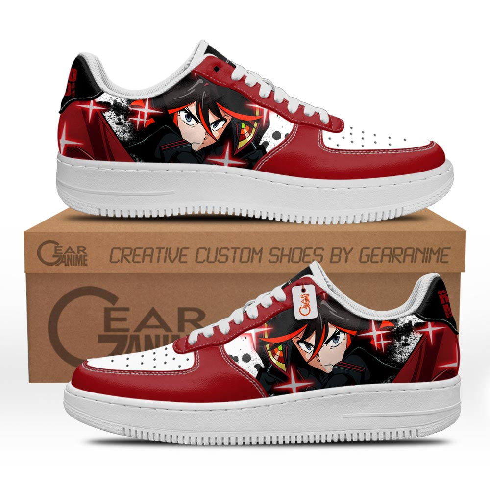 Baskets Anime Ryuko Matoi en Cuir Chaussures Basses Unisexes Anime Manga