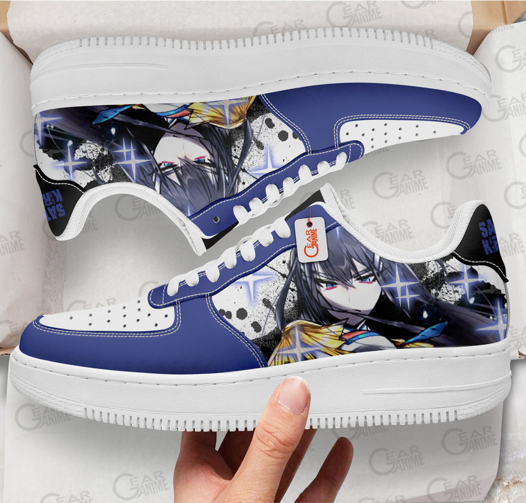 Baskets Anime Satsuki Kiryuuin en Cuir Chaussures Basses Unisexes Anime Manga