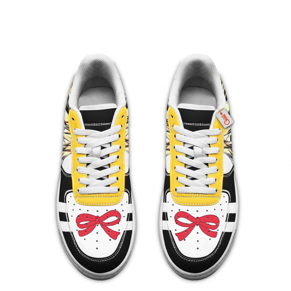 Baskets Anime Lalatina Dustiness Ford Custom Low-Top Leather Sneakers KonoSuba en Cuir Chaussures Basses Unisexes Anime Manga