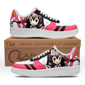 Baskets Anime Yunyun Custom Low-Top Leather Sneakers KonoSuba en Cuir Chaussures Basses Unisexes Anime Manga