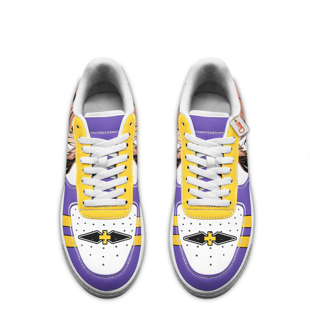 Baskets Anime Wiz Custom Low-Top Leather Sneakers KonoSuba en Cuir Chaussures Basses Unisexes Anime Manga