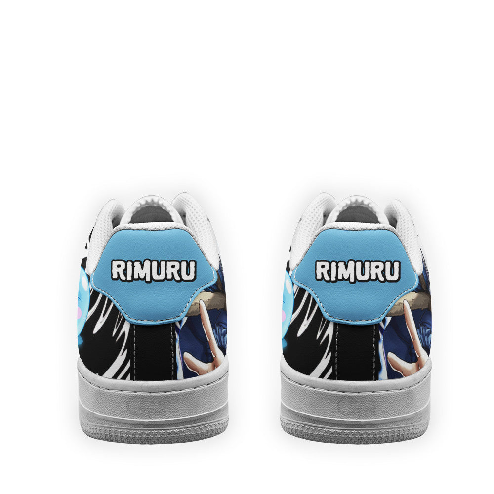Baskets Anime Rimuru Tempest Custom Low-Top Leather Sneakers That Time I Got Reincarnated As A Slime en Cuir Chaussures Basses Unisexes Anime Manga