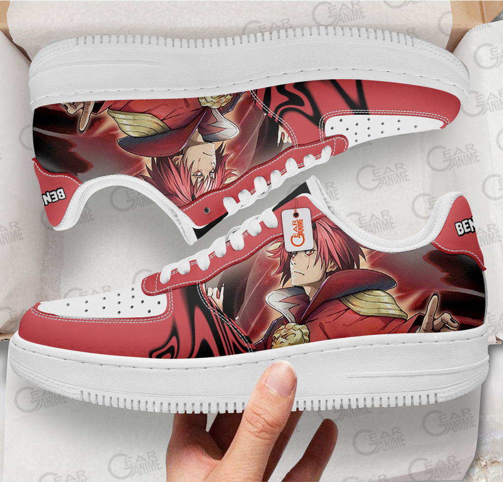Baskets Anime Benimaru Custom Low-Top Leather Sneakers That Time I Got Reincarnated As A Slime en Cuir Chaussures Basses Unisexes Anime Manga