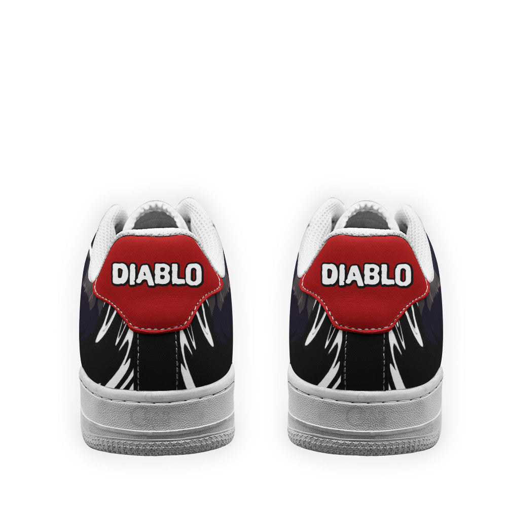 Baskets Anime Diablo Custom Low-Top Leather Sneakers That Time I Got Reincarnated As A Slime en Cuir Chaussures Basses Unisexes Anime Manga