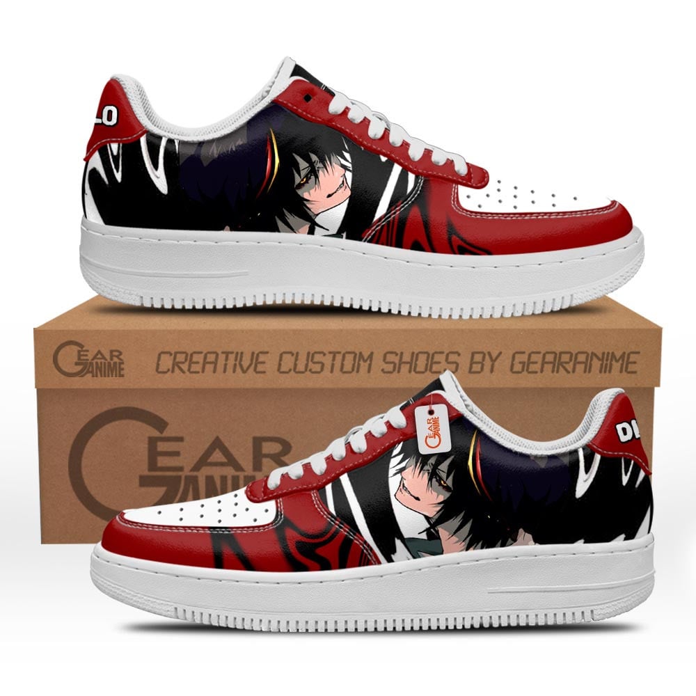 Baskets Anime Diablo Custom Low-Top Leather Sneakers That Time I Got Reincarnated As A Slime en Cuir Chaussures Basses Unisexes Anime Manga