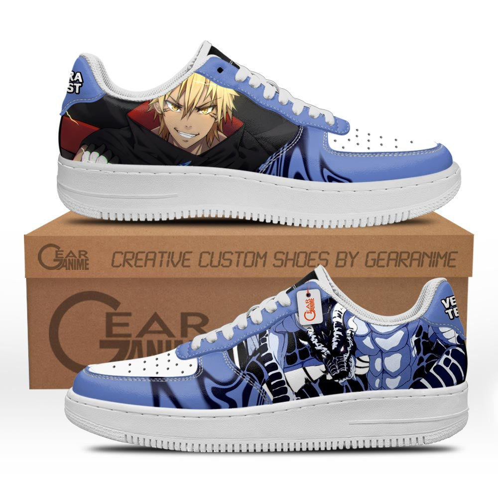 Baskets Anime Veldora Tempest Custom Low-Top Leather Sneakers That Time I Got Reincarnated As A Slime en Cuir Chaussures Basses Unisexes Anime Manga