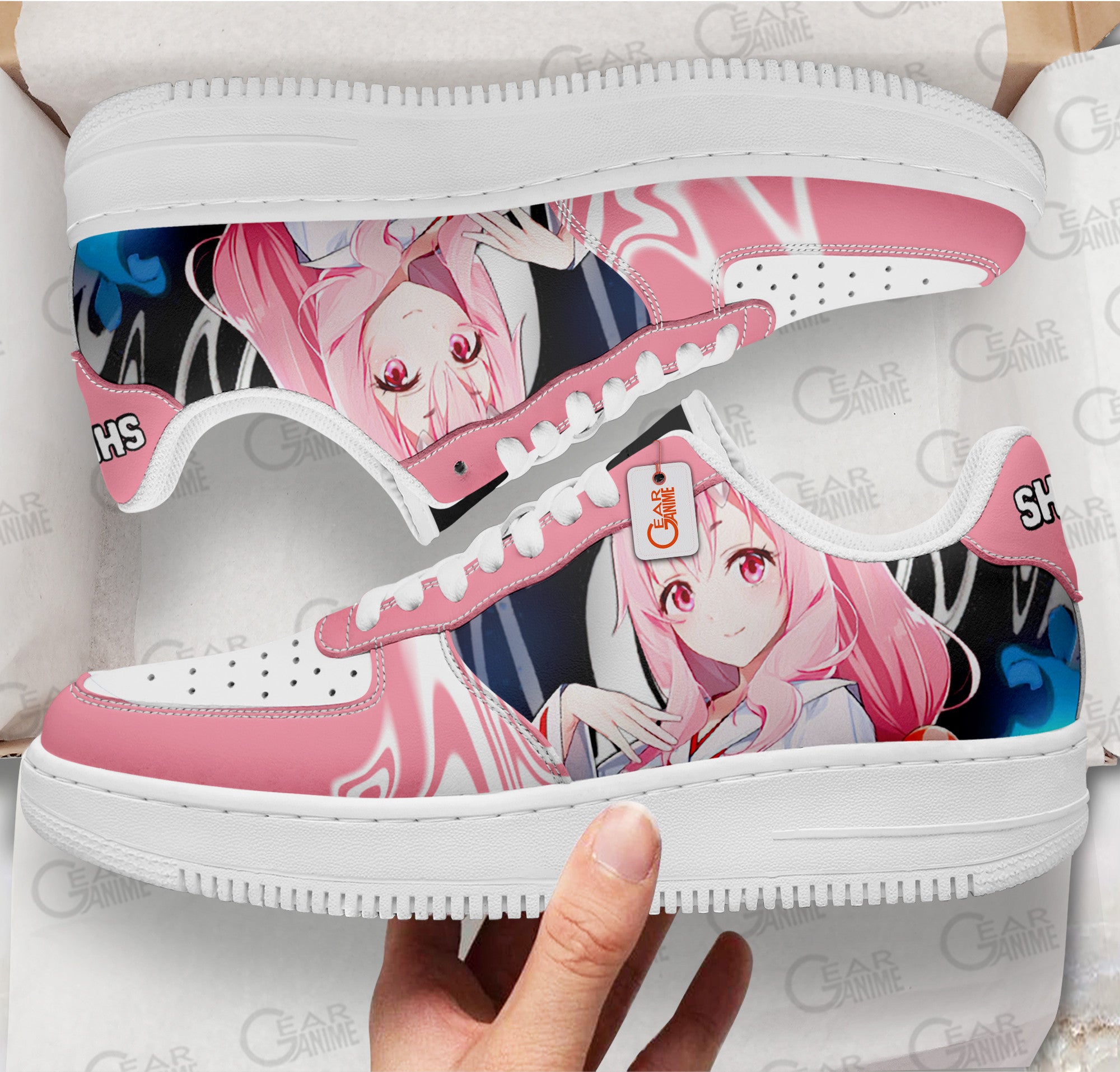 Baskets Anime Shuna Custom Low-Top Leather Sneakers That Time I Got Reincarnated As A Slime en Cuir Chaussures Basses Unisexes Anime Manga