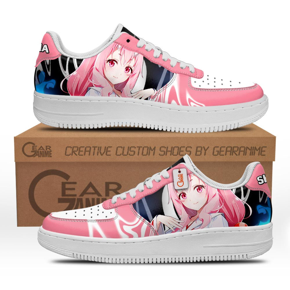 Baskets Anime Shuna Custom Low-Top Leather Sneakers That Time I Got Reincarnated As A Slime en Cuir Chaussures Basses Unisexes Anime Manga