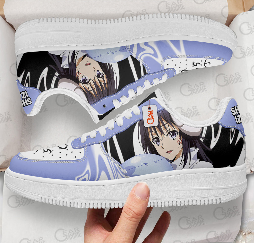 Baskets Anime Shizue Izawa Custom Low-Top Leather Sneakers That Time I Got Reincarnated As A Slime en Cuir Chaussures Basses Unisexes Anime Manga