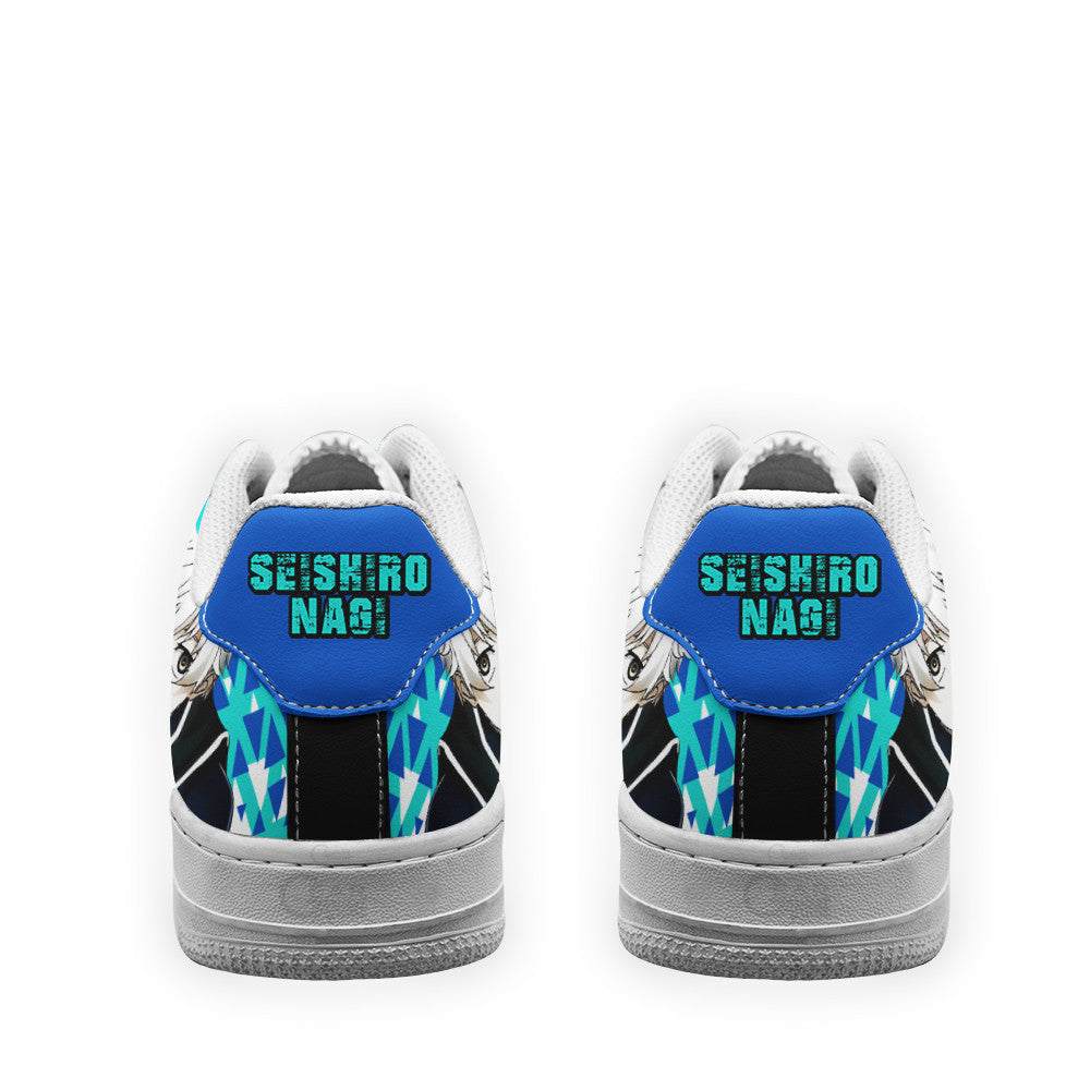 Baskets Anime Seishiro Nagi en Cuir Chaussures Basses Unisexes Anime Manga