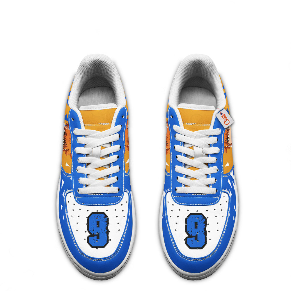 Baskets Anime Rensuke Kunigami en Cuir Chaussures Basses Unisexes Anime Manga