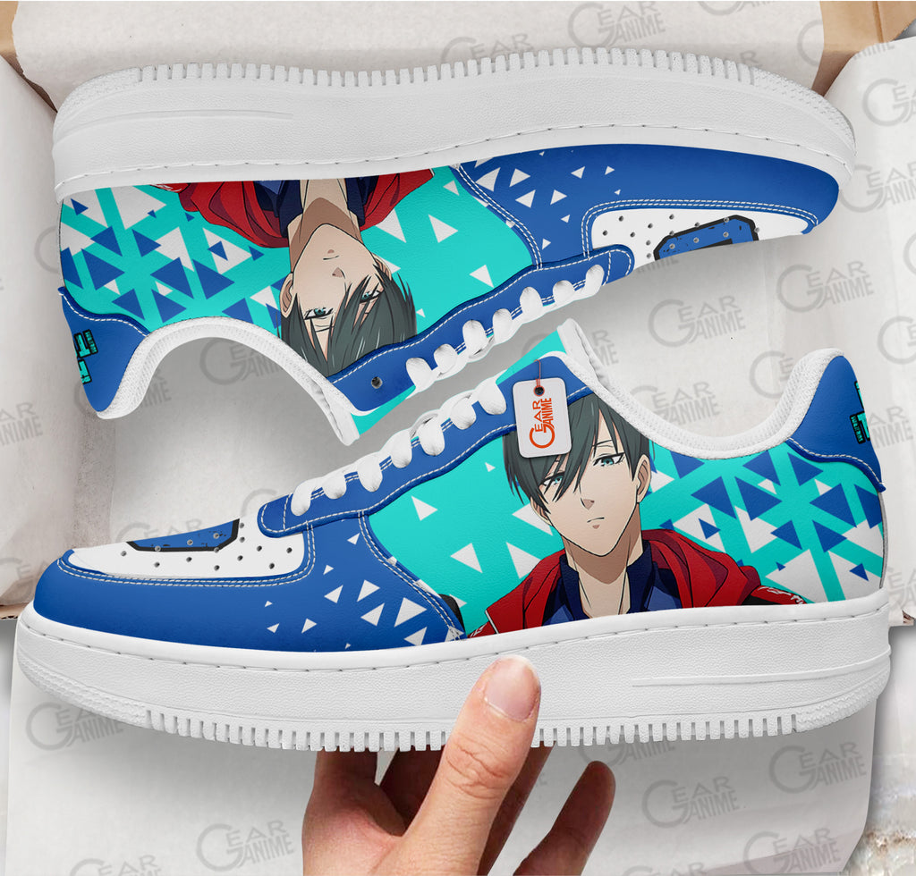 Baskets Anime Rin Itoshi en Cuir Chaussures Basses Unisexes Anime Manga