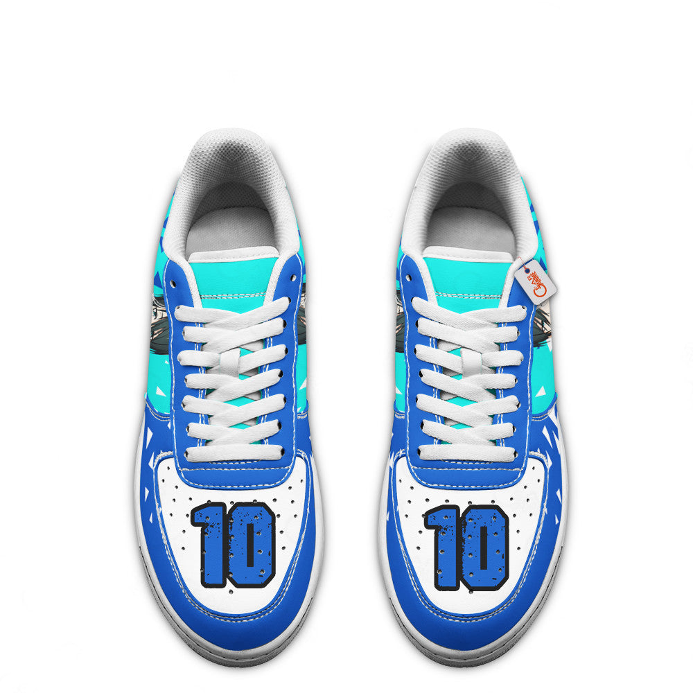 Baskets Anime Rin Itoshi en Cuir Chaussures Basses Unisexes Anime Manga