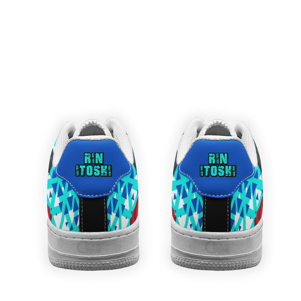 Baskets Anime Rin Itoshi en Cuir Chaussures Basses Unisexes Anime Manga