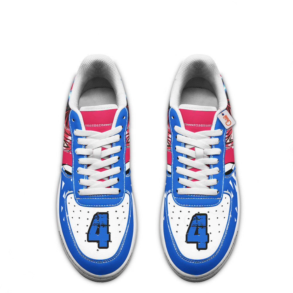 Baskets Anime Hyoma Chigiri en Cuir Chaussures Basses Unisexes Anime Manga