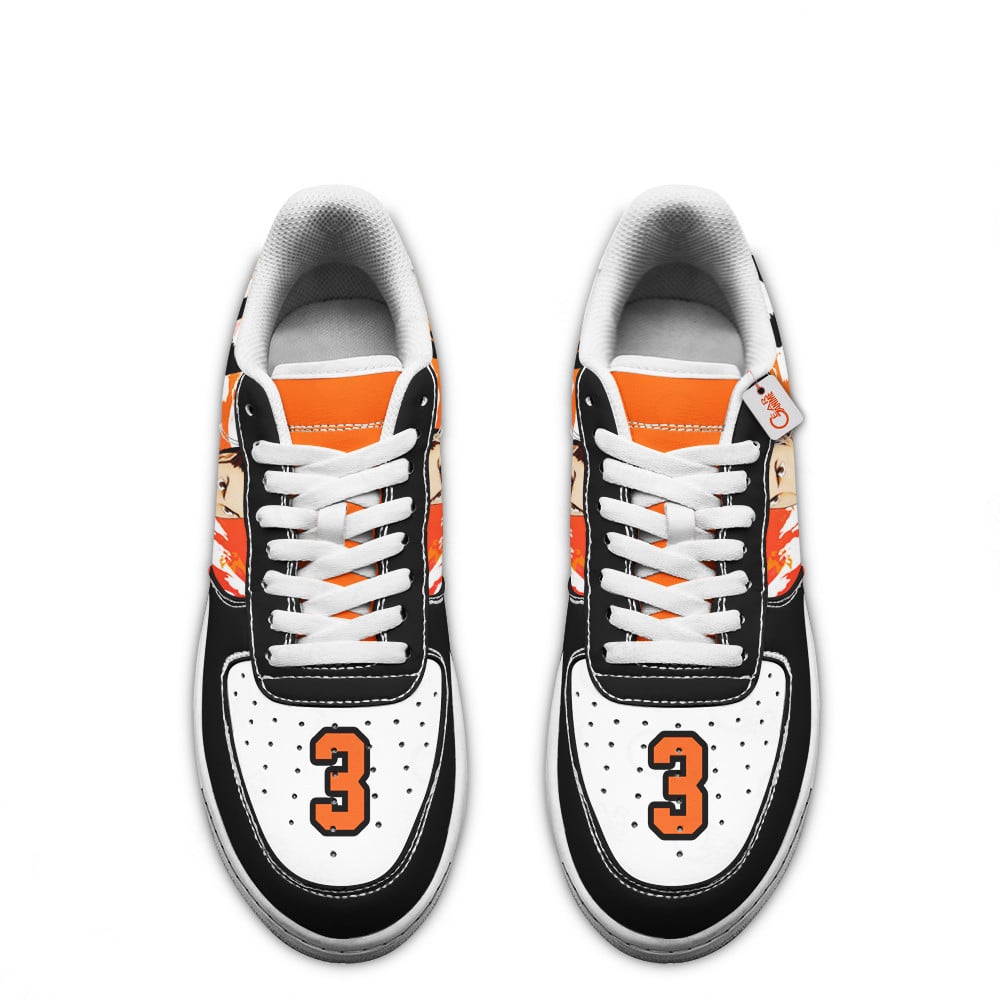 Baskets Anime Asahi Azumane en Cuir Chaussures Basses Unisexes Anime Manga