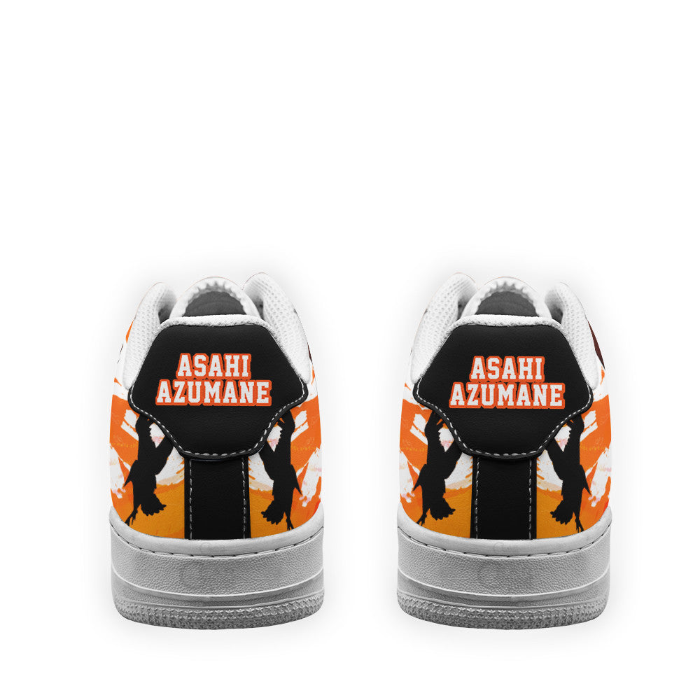 Baskets Anime Asahi Azumane en Cuir Chaussures Basses Unisexes Anime Manga