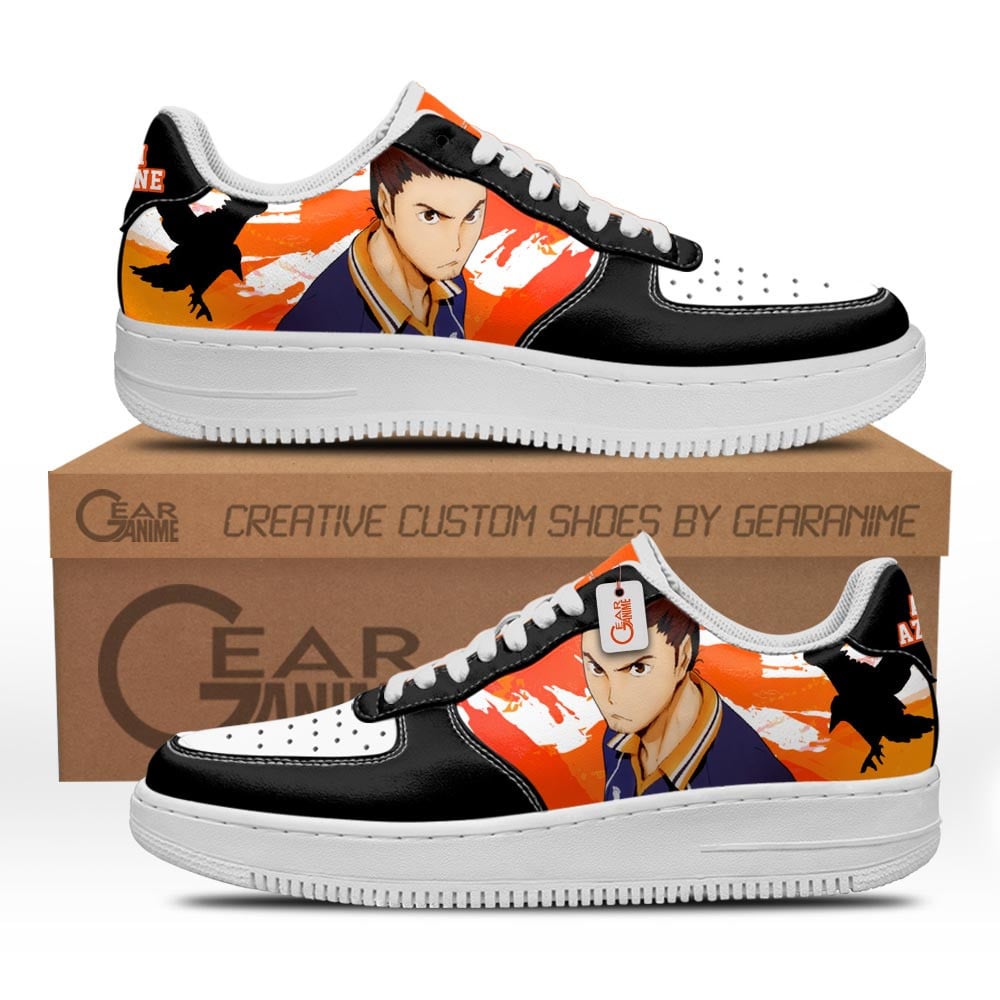 Baskets Anime Asahi Azumane en Cuir Chaussures Basses Unisexes Anime Manga