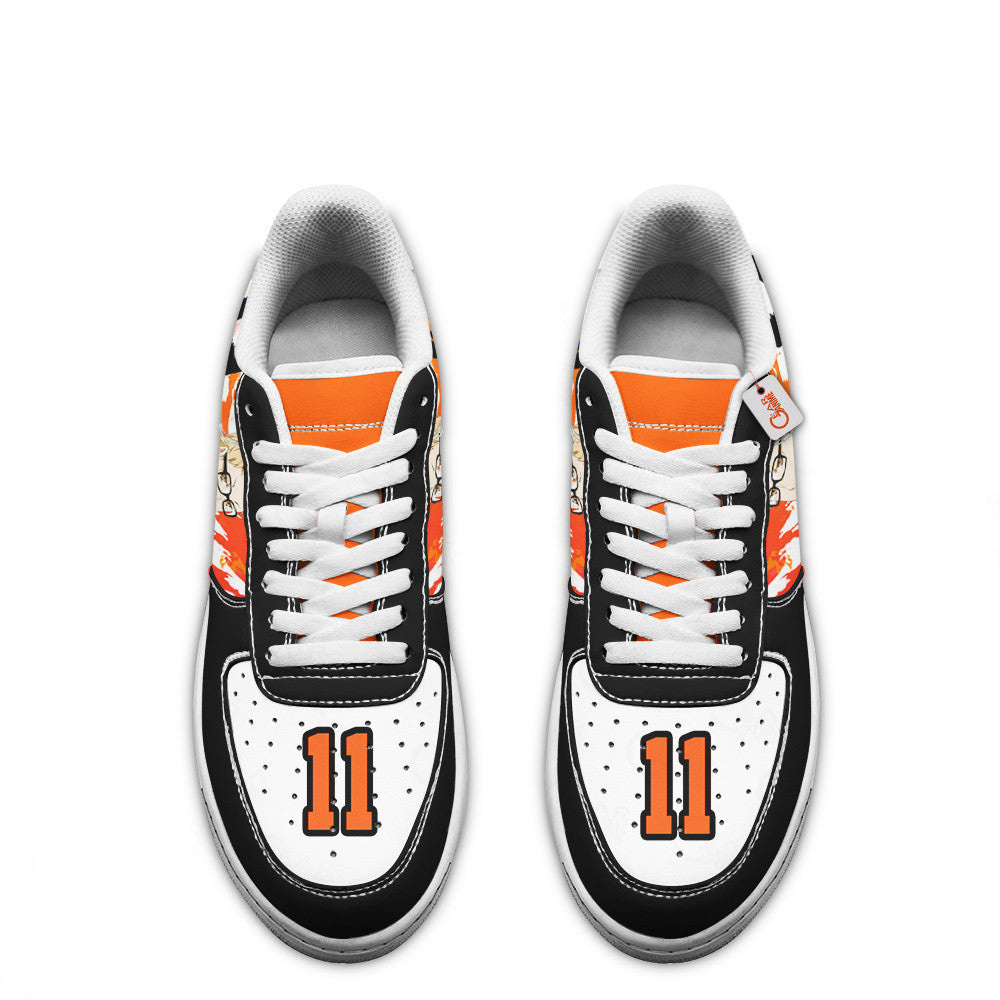 Baskets Anime Kei Tsukishima en Cuir Chaussures Basses Unisexes Anime Manga