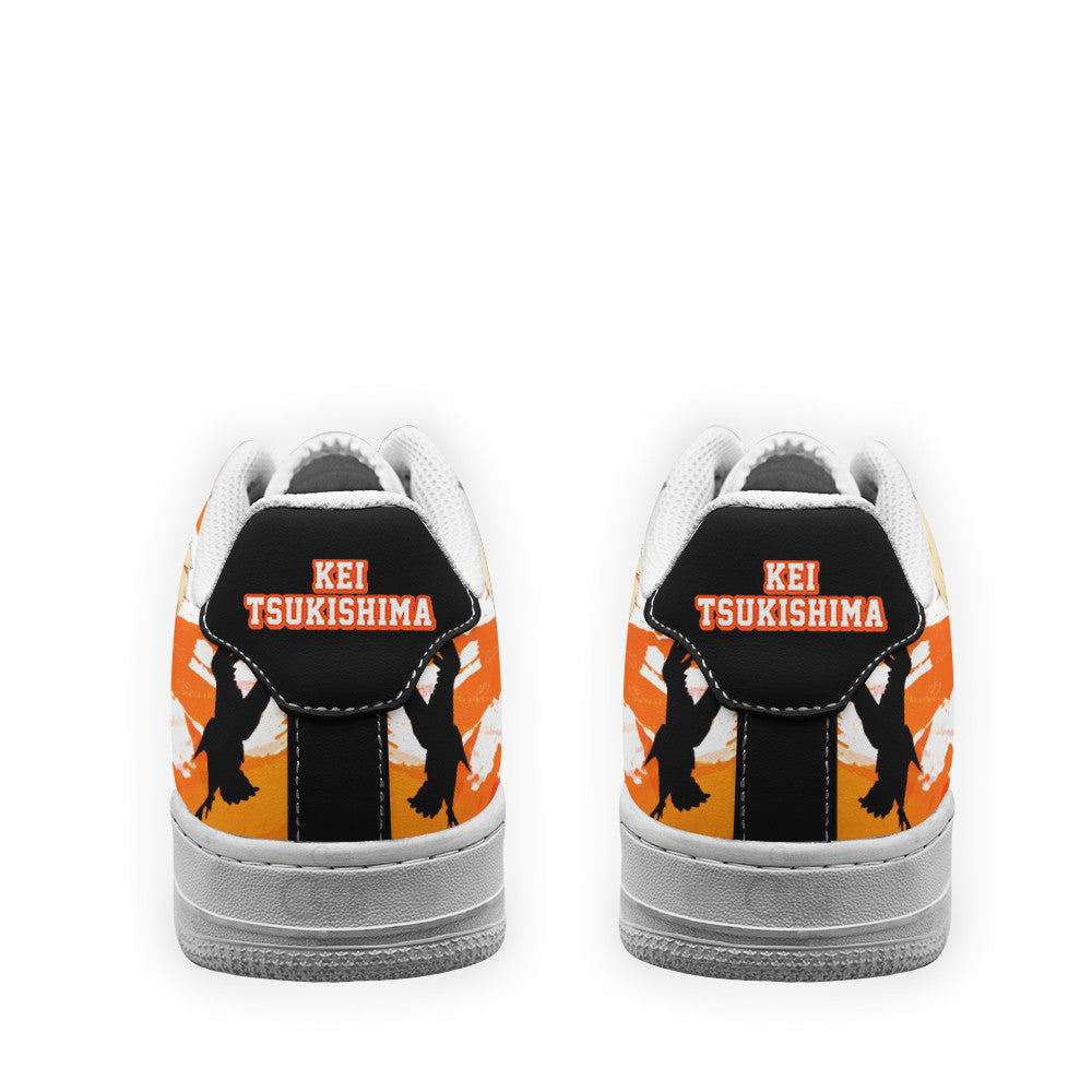 Baskets Anime Kei Tsukishima en Cuir Chaussures Basses Unisexes Anime Manga