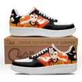 Baskets Anime Yu Nishinoya en Cuir Chaussures Basses Unisexes Anime Manga