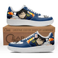 Baskets Anime Roy Mustang en Cuir Chaussures Basses Unisexes Anime Manga