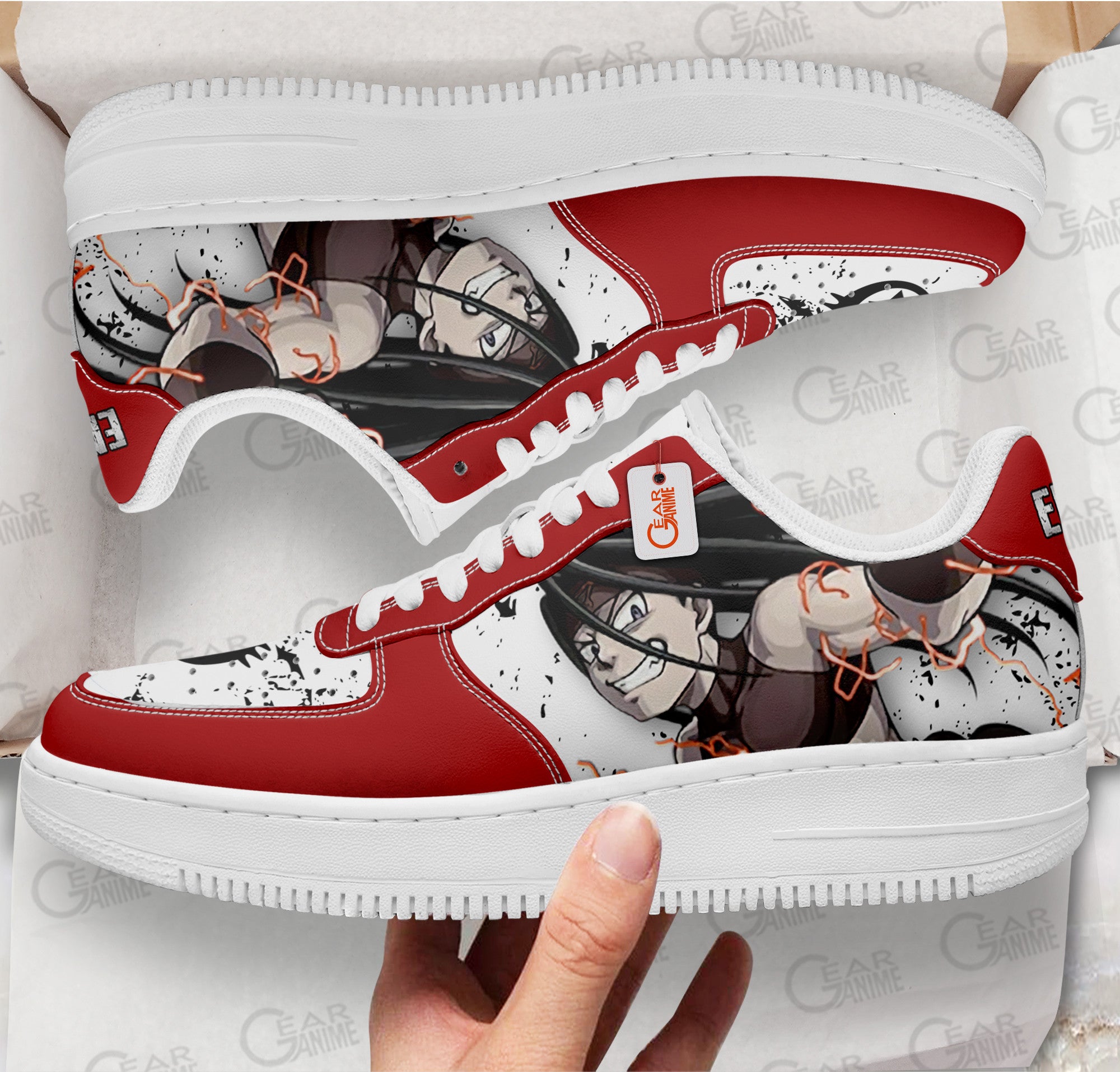 Baskets Anime Envy en Cuir Chaussures Basses Unisexes Anime Manga