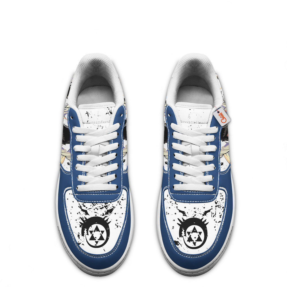 Baskets Anime King Bradley en Cuir Chaussures Basses Unisexes Anime Manga