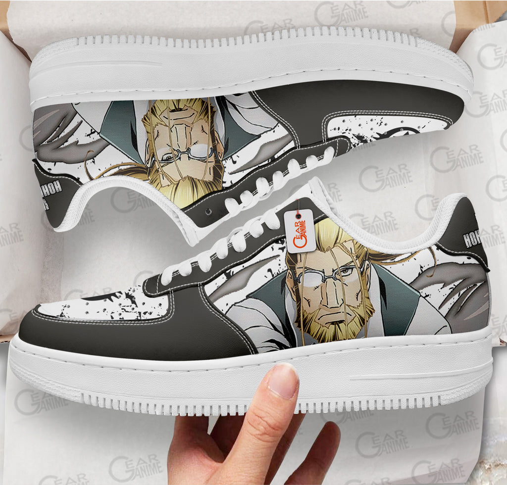 Baskets Anime Van Hohenheim en Cuir Chaussures Basses Unisexes Anime Manga
