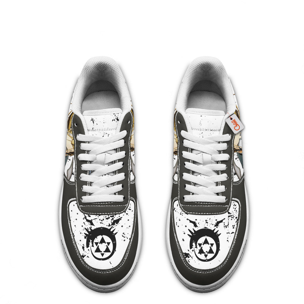 Baskets Anime Van Hohenheim en Cuir Chaussures Basses Unisexes Anime Manga