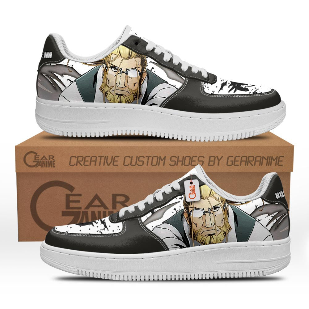 Baskets Anime Van Hohenheim en Cuir Chaussures Basses Unisexes Anime Manga