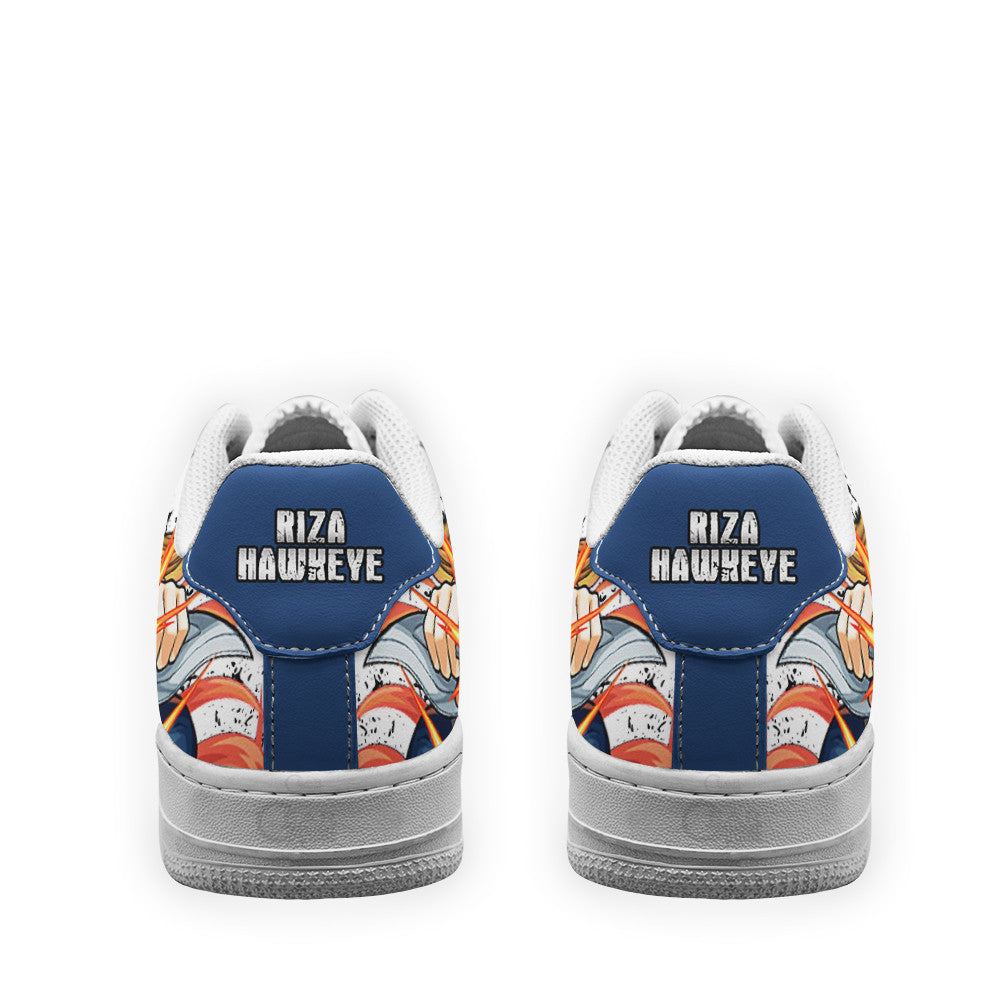 Baskets Anime Riza Hawkeye en Cuir Chaussures Basses Unisexes Anime Manga