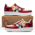 Baskets Anime Edward Elric en Cuir Chaussures Basses Unisexes Anime Manga