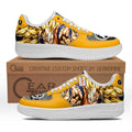 Baskets Anime Goku Super Saiyan 3 en Cuir Chaussures Basses Unisexes Dragon Ball