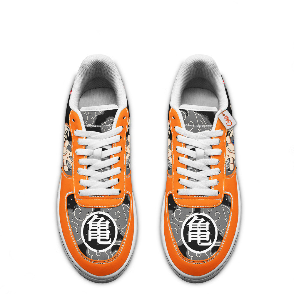 Baskets Anime Goku Kid en Cuir Chaussures Basses Unisexes Dragon Ball