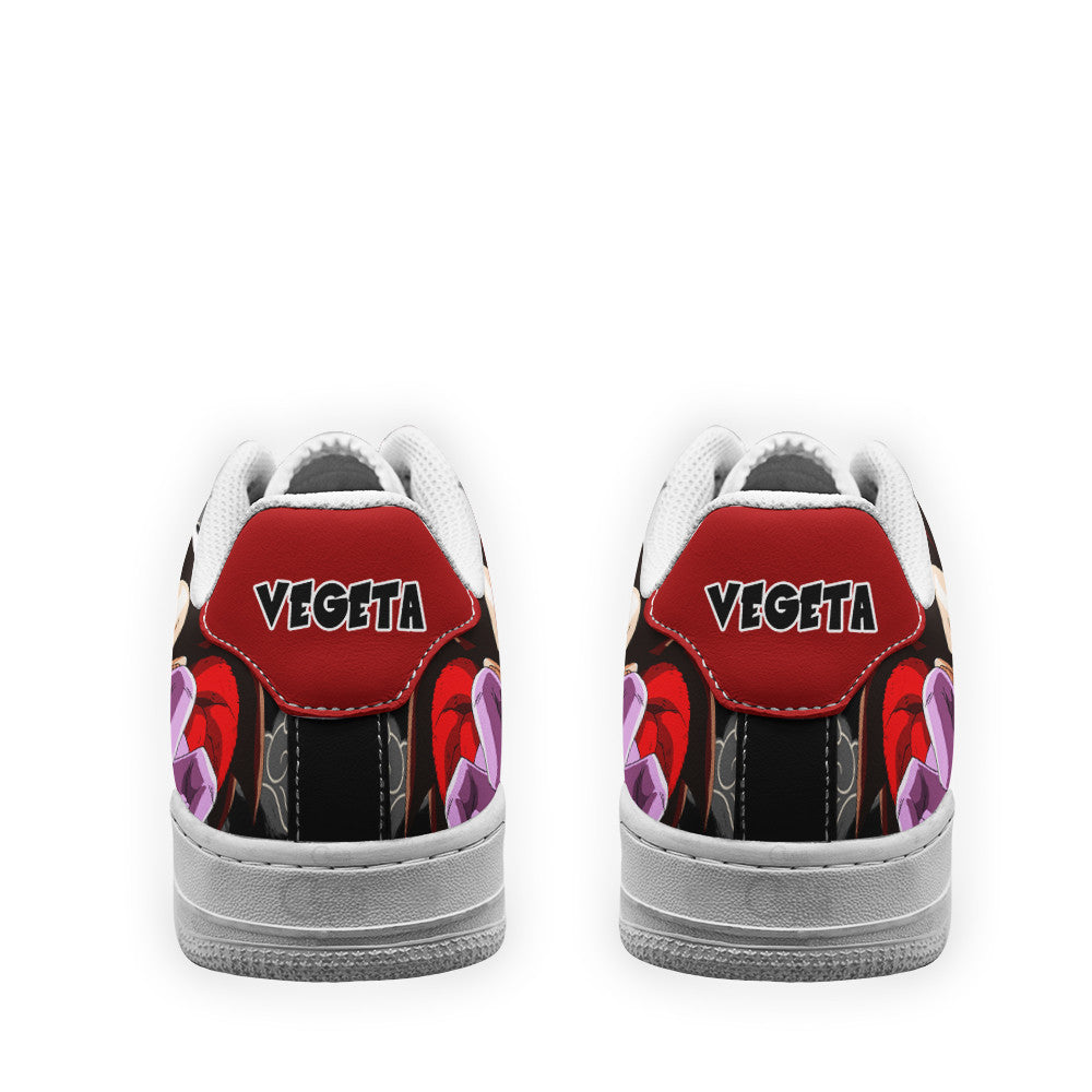 Baskets Anime Vegeta Super Saiyan 4 en Cuir Chaussures Basses Unisexes Dragon Ball