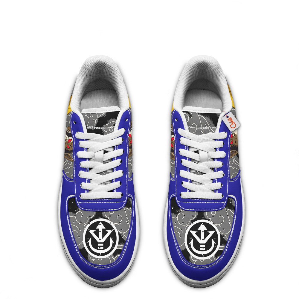 Baskets Anime Vegeta Great Ape en Cuir Chaussures Basses Unisexes Dragon Ball