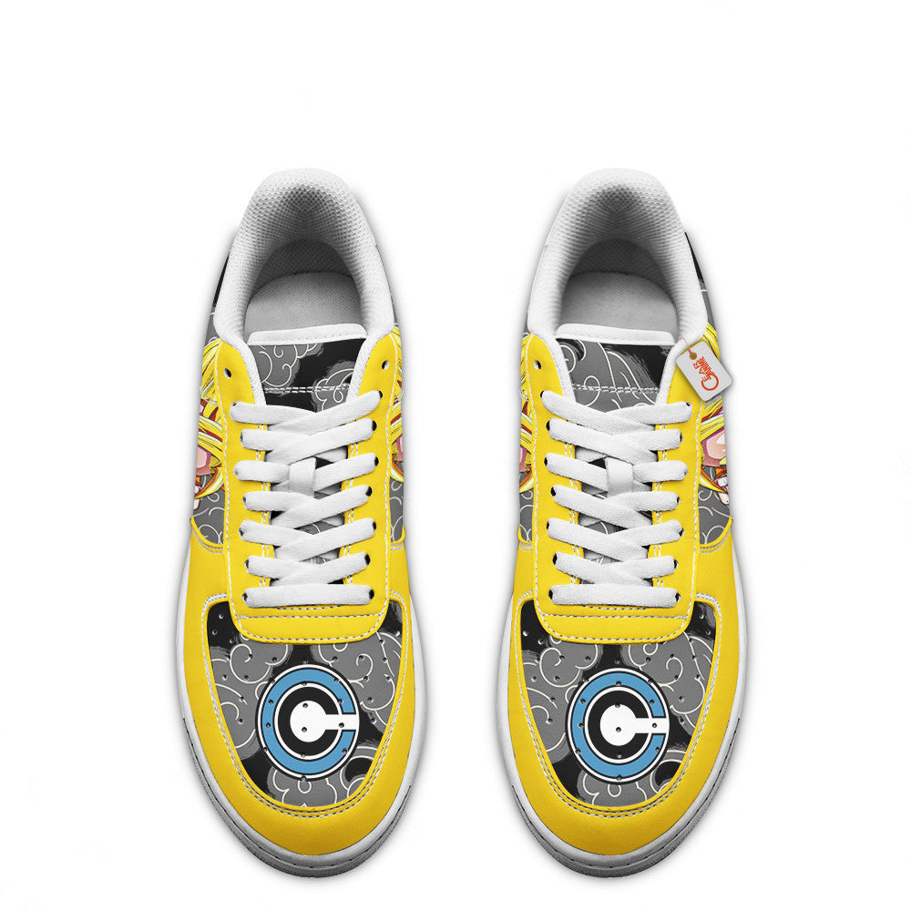 Baskets Anime Trunks Kid Super Saiyan en Cuir Chaussures Basses Unisexes Anime Manga