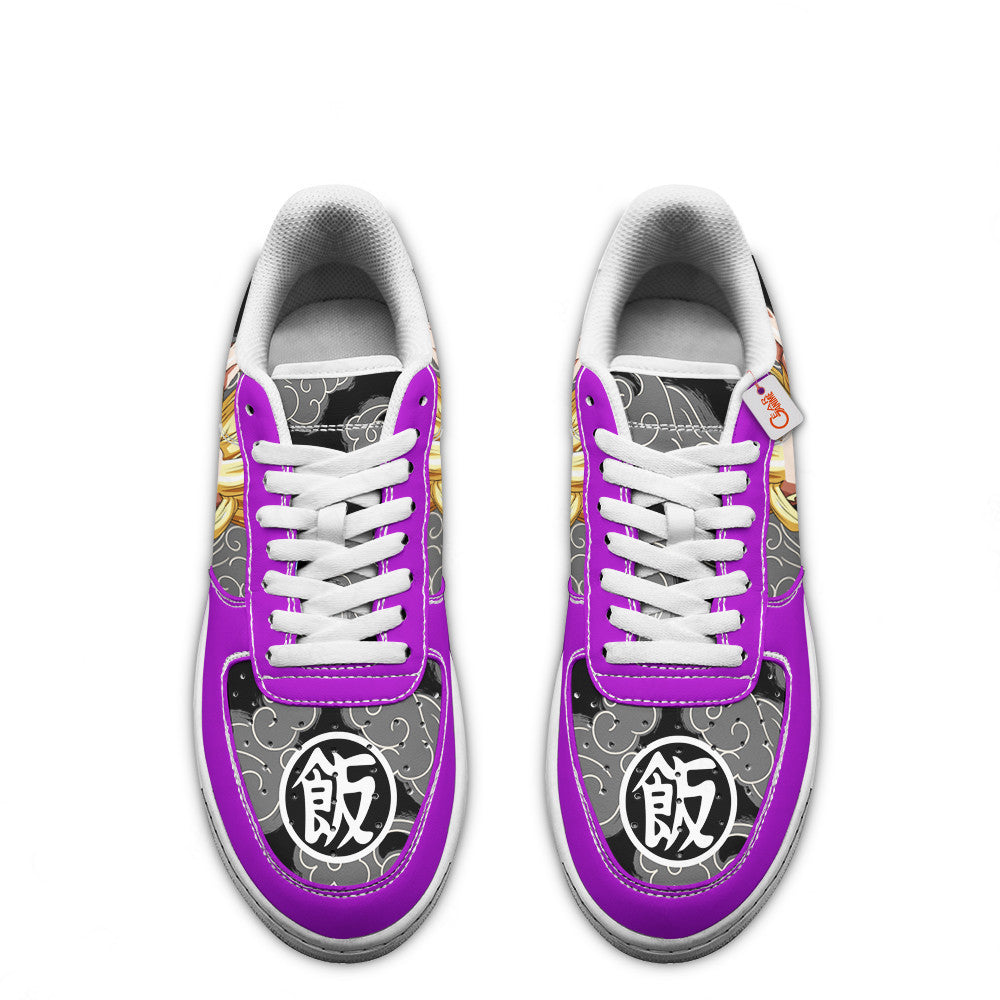 Baskets Anime Gohan Teen Super Saiyan en Cuir Chaussures Basses Unisexes Anime Manga