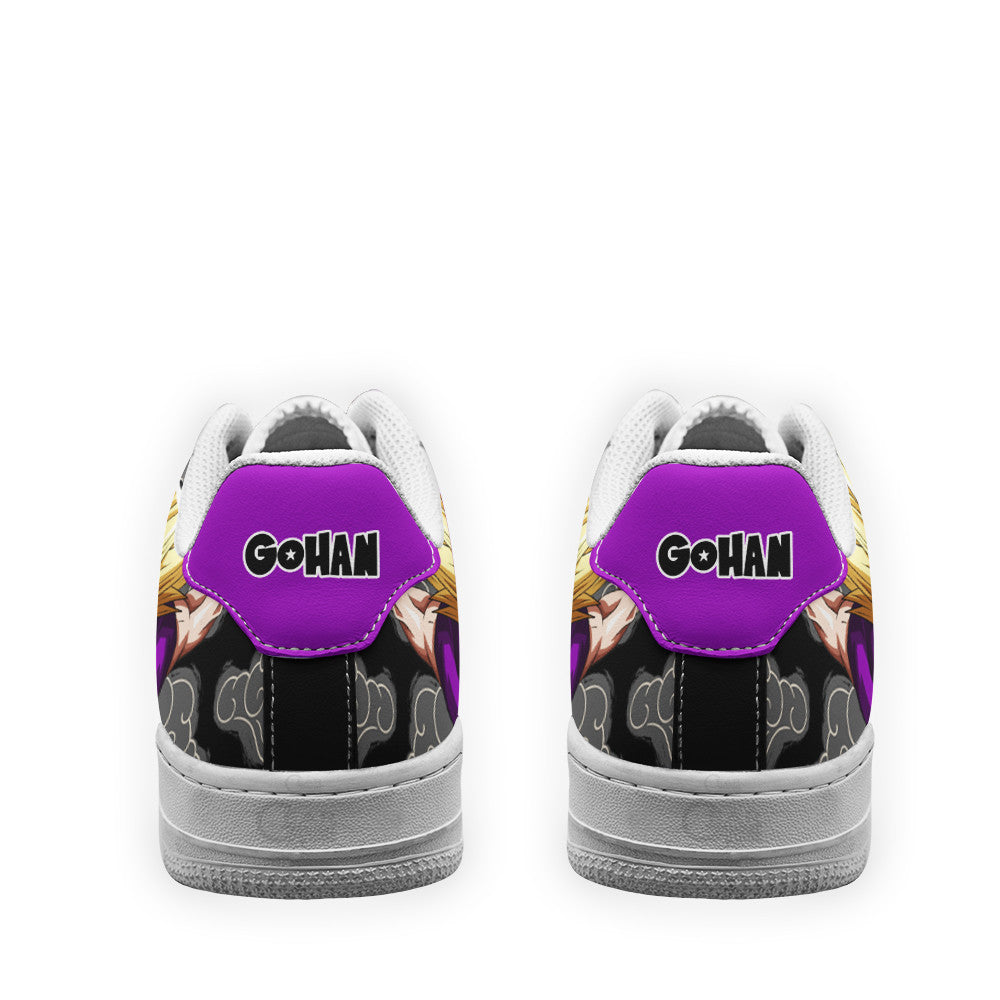 Baskets Anime Gohan Teen Super Saiyan en Cuir Chaussures Basses Unisexes Anime Manga