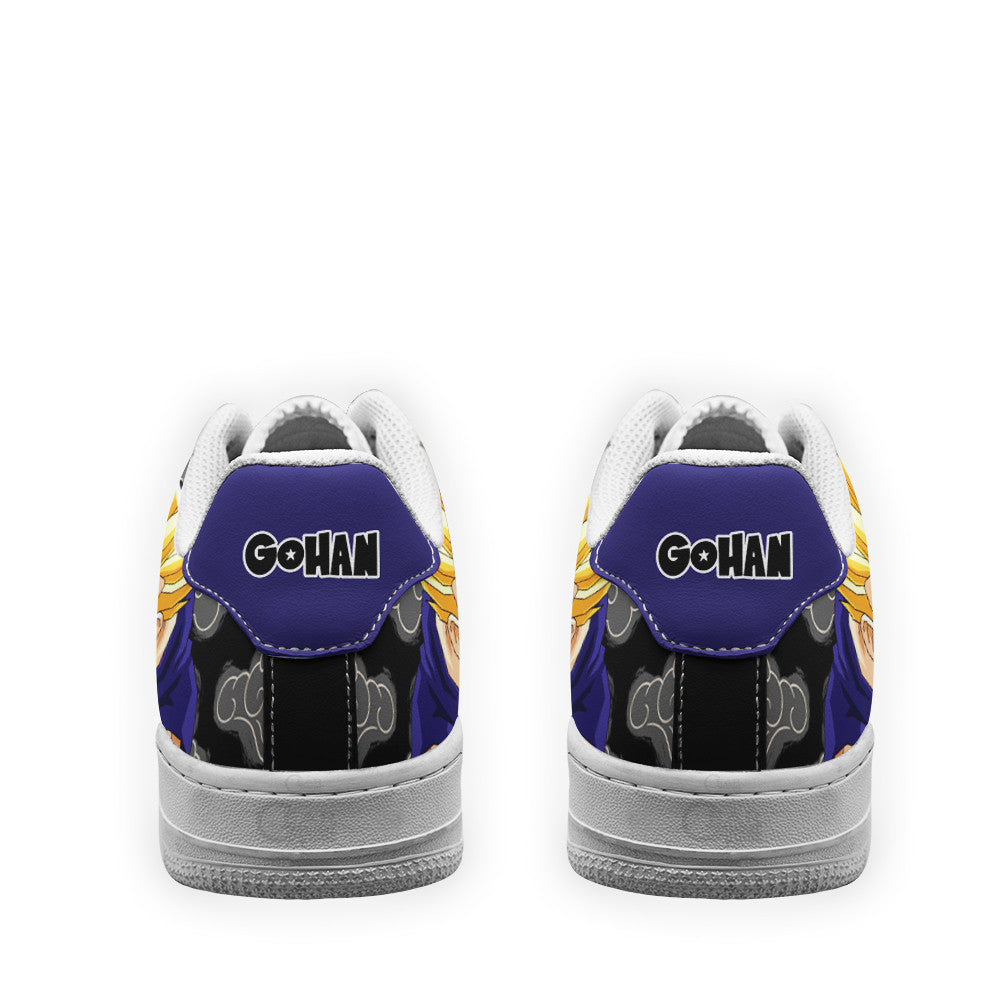 Baskets Anime Gohan Adult Super Saiyan 2 en Cuir Chaussures Basses Unisexes Anime Manga