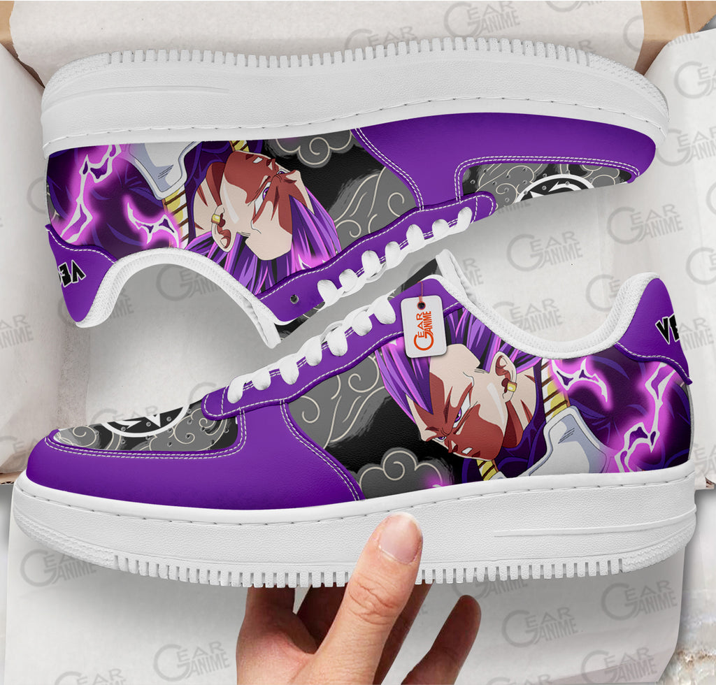 Baskets Anime Vegeta Ultra Ego en Cuir Chaussures Basses Unisexes Dragon Ball