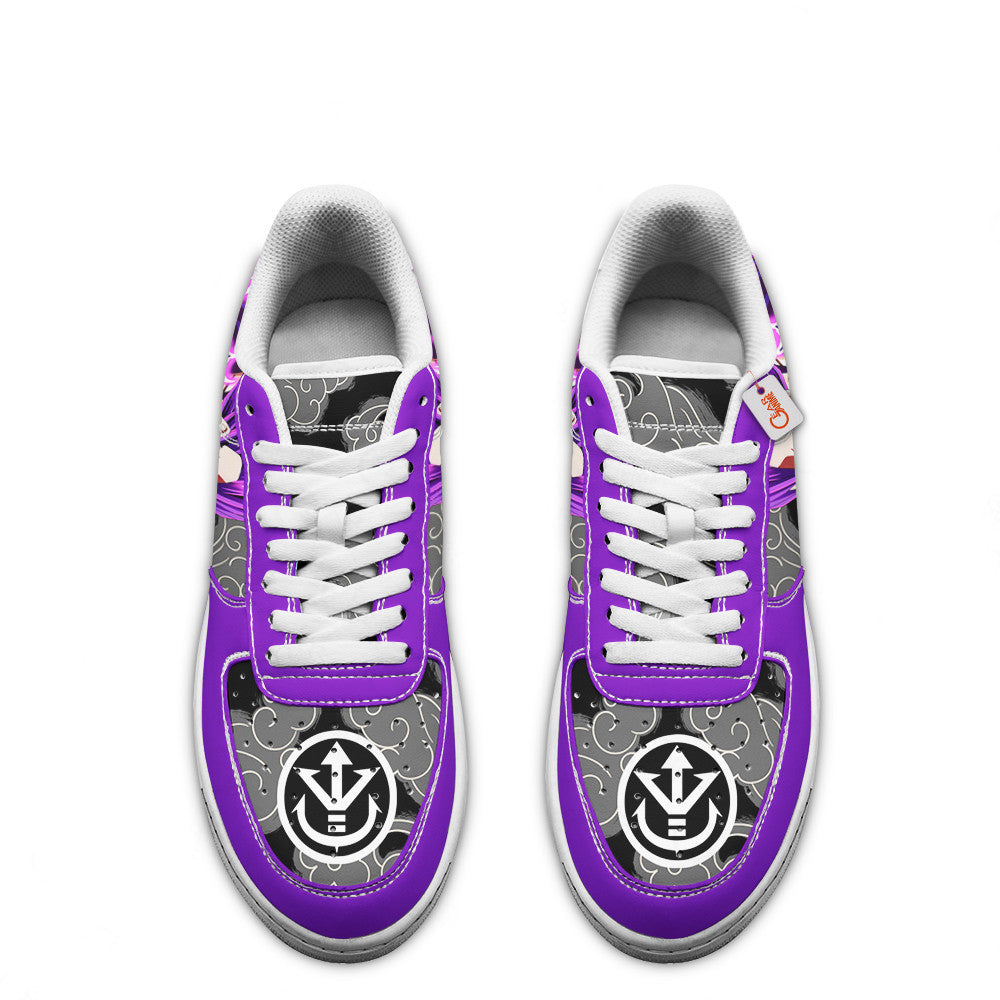 Baskets Anime Vegeta Ultra Ego en Cuir Chaussures Basses Unisexes Dragon Ball
