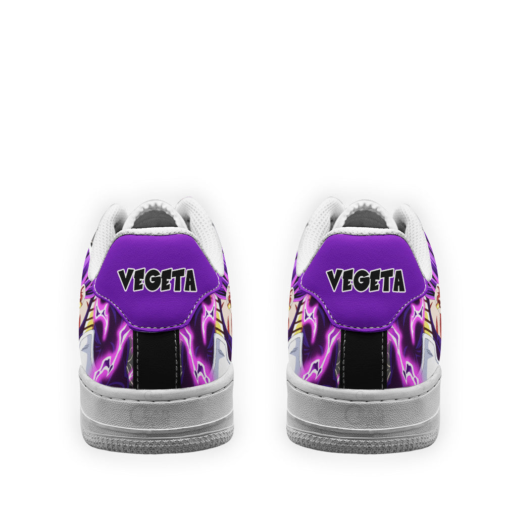 Baskets Anime Vegeta Ultra Ego en Cuir Chaussures Basses Unisexes Dragon Ball