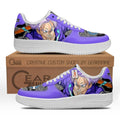Baskets Anime Future Trunks Custom Low-Top Leather Sneakers DBZ en Cuir Chaussures Basses Unisexes Anime Manga