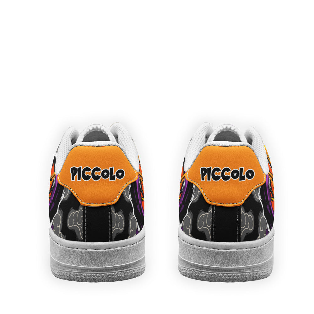 Baskets Anime Orange Piccolo en Cuir Chaussures Basses Unisexes Anime Manga