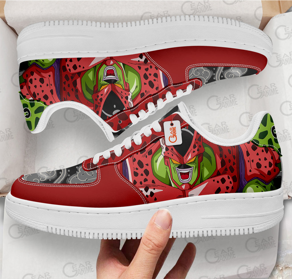 Baskets Anime Cell Max en Cuir Chaussures Basses Unisexes Anime Manga