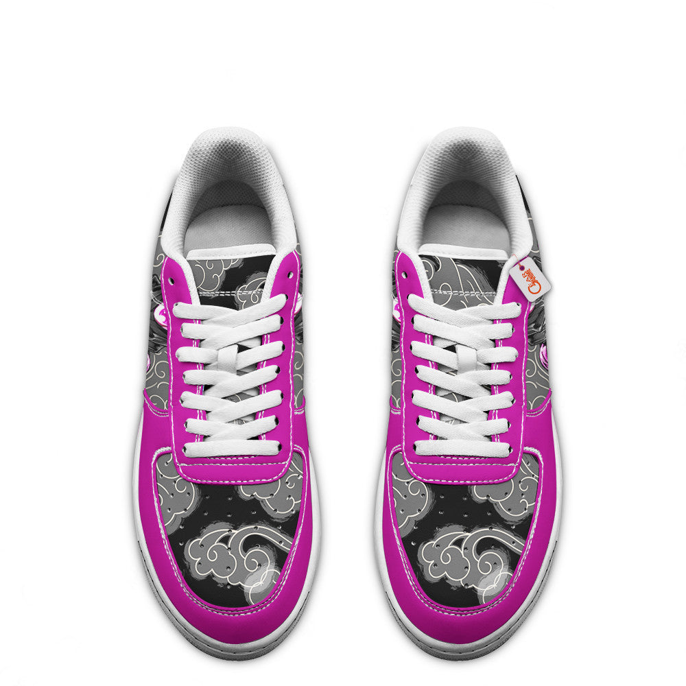 Baskets Anime Black Frieza en Cuir Chaussures Basses Unisexes Anime Manga