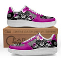 Baskets Anime Black Frieza en Cuir Chaussures Basses Unisexes Anime Manga
